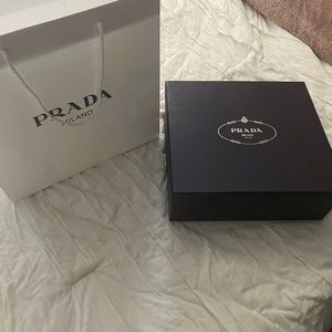 Beautiful brand new Prada nude studded purse.